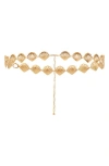 Ettika 18k Gold Plated Scallop Shell Body Chain In Gold