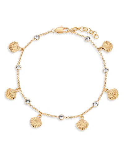 ETTIKA SCALLOP SHELL CHARM ANKLET