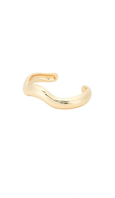 Ettika Sculpted Metal Cuff In Gold