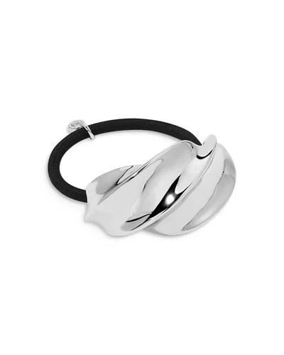 Ettika Sculptural Twist Hair Elastic In Metallic