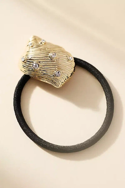 Ettika Seashell Hair Tie In Gold
