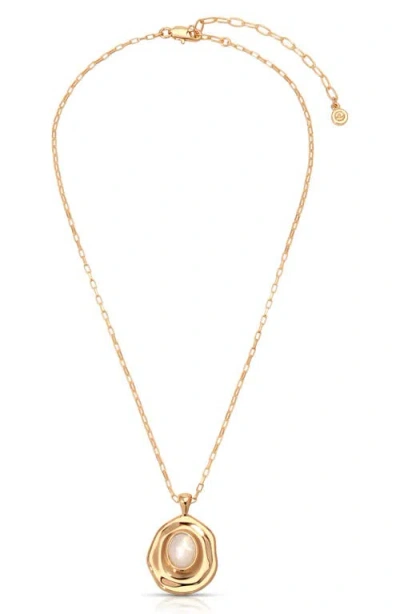Ettika Seastone Pendant Necklace
