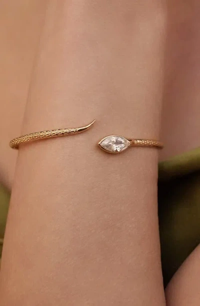 ETTIKA ETTIKA SERPENT ELEGANCE CUFF BRACELET