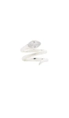 Ettika Serpent Wrap Ring In White