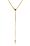 Ettika Serpentina Lariat Necklace In Gold