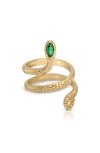 Ettika Serpentina Ring In Multi