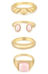 Ettika Set Of 4 Ultimate Babe Ring Set