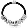 Ettika Shine Bright Crystal Hair Tie In Silver