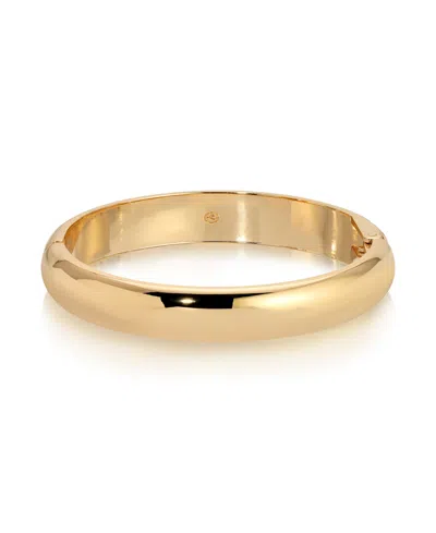 Ettika Simple Single Stack Bangle In Gold