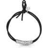 Ettika Simple Sparkle Hair Tie In Silver