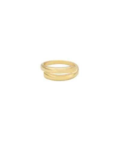 ETTIKA SINGLE GOLD PLATED WRAP RING