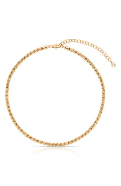 Ettika Single Rope Chain Necklace In Gold