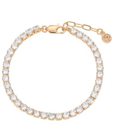 Ettika Single Row Cubic Zirconia Tennis Bracelet In Gold