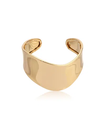 Ettika Smooth Cuff Bracelet In Gold