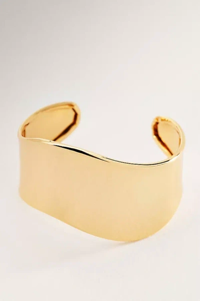 Ettika Smooth Cuff Bracelet In Gold