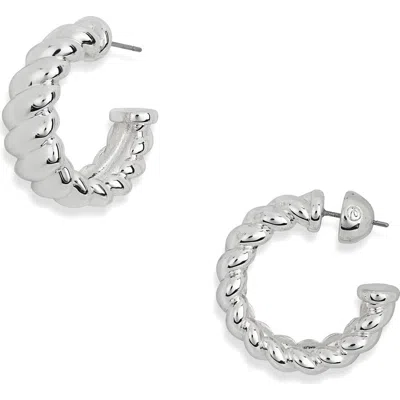 Ettika So Twisted Hoop Earrings In Metallic