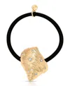 Ettika Soleil Cubic Zirconia Shell Hair Tie