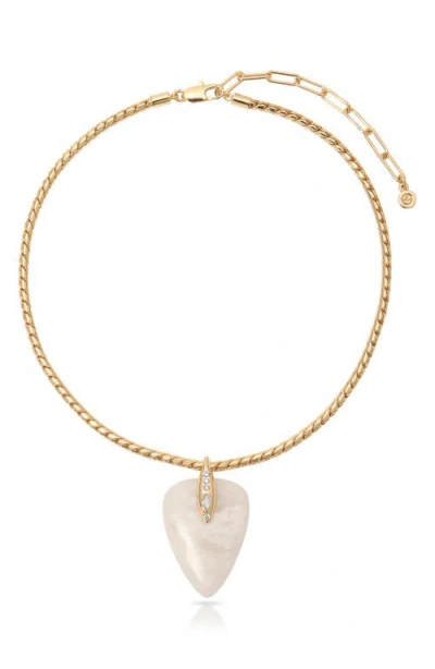 Ettika Solstice Pendant Choker Necklace In Gold