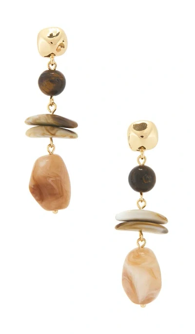 Ettika Solstice Stone Earrings In Multi