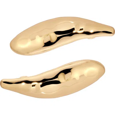 Ettika Sophisticated Metal 2-pack Barrettes In Gold
