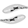 Ettika Sophisticated Metal 2-pack Barrettes In Silver