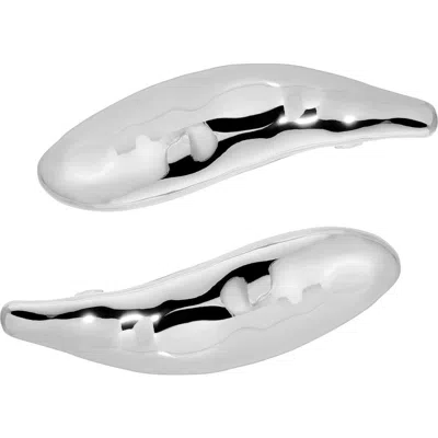 Ettika Sophisticated Metal 2-pack Barrettes In Silver