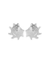 Ettika Sorrento Shell Statement Earrings In Metallic