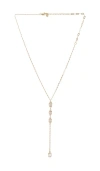 Ettika Sparkle Dip Lariat In Metallic Gold