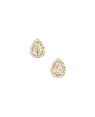Ettika Sparklette 18k Gold Plated Stud Earrings