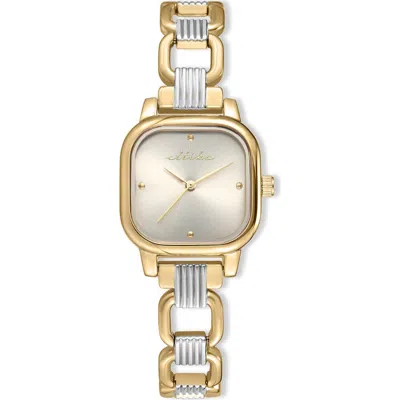 Ettika Square Bracelet Watch In Gold