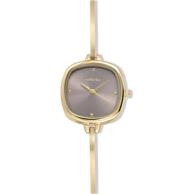 Ettika Square Case Slim Strap Watch In Green