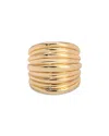 Ettika Stacked Band Ring In Gold