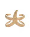 Ettika 18k Gold Plated Starfish Arm Cuff Bracelet In Gold