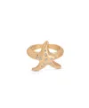 Ettika Starfish Luxe Statement Ring In Gold
