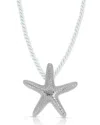 Ettika Starfish Statement Pendant Necklace, 16-19 In Metallic