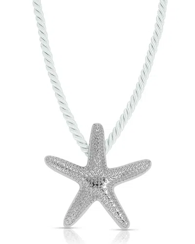 Ettika Starfish Statement Pendant Necklace, 16-19 In Metallic