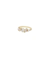 Ettika Statement Cubic Zirconia Cluster 18k Gold Plated Ring In Gold