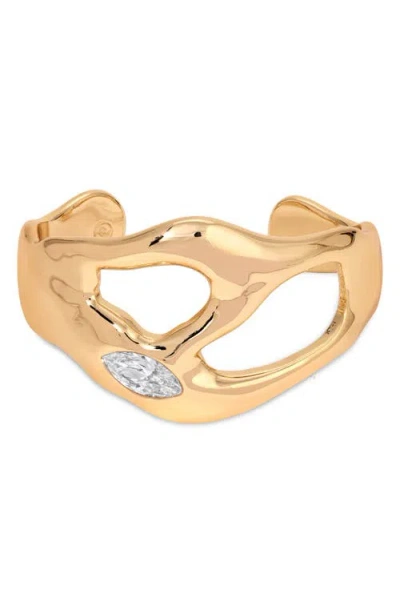 Ettika Statement Luxe Cuff Bracelet In Gold