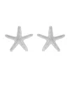 Ettika Textured Starfish Statement Stud Earrings