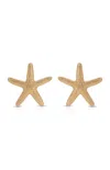 Ettika Statement Starfish Large Stud Earrings In Gold