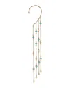 Ettika Linear Chains Statement Ear Cuff In Gold