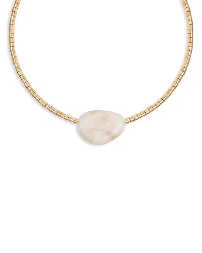 Ettika Stone Collar Necklace, 16-21 In Gold