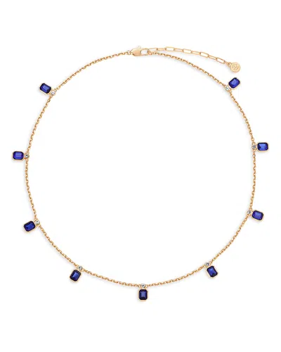 ETTIKA STONE DECO CHARM NECKLACE, 16-19