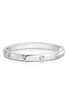 Ettika Studded Crystal Bangle In Metallic