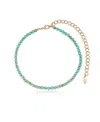 Ettika Surprise 18k Gold Plated Necklace In Turquoise