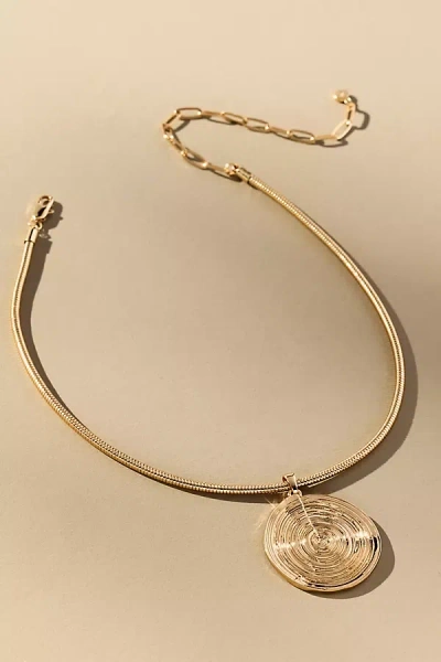 Ettika Swirl Pendant Choker Necklace In Multi