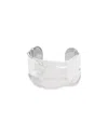Ettika Thick Sculpted Cuff Bracelet In Metallic
