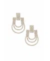 Ettika True Beauty Crystal Earrings In 18k Gold Plating In Gold