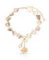 Ettika True Shell Pendant Necklace In Gold