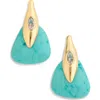 Ettika Turquoise Solstice Drop Earrings